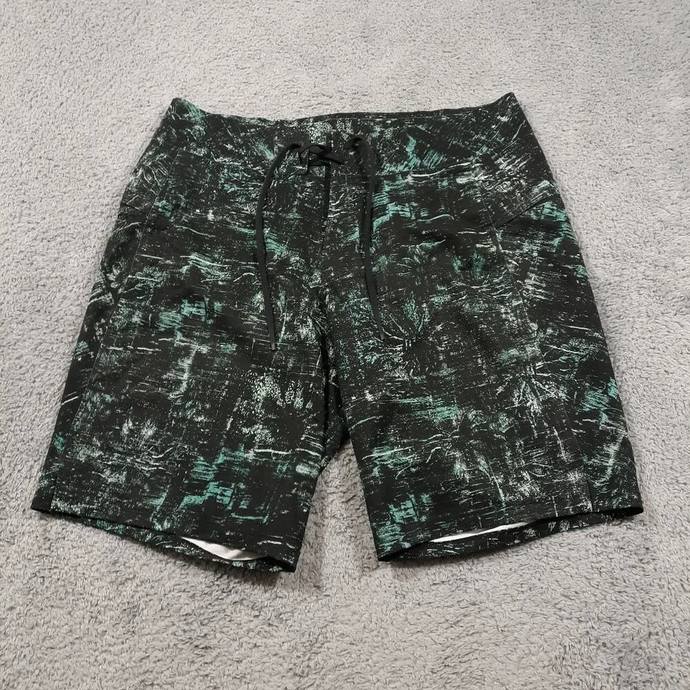 Lululemon Swim Trunks Water Beach Board Shorts Mens Size 31 Black